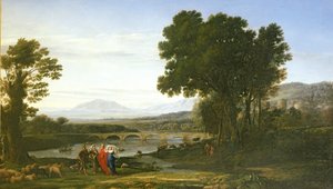 Landschaft mit Jakob und Laban und Labans Töchtern, 1654